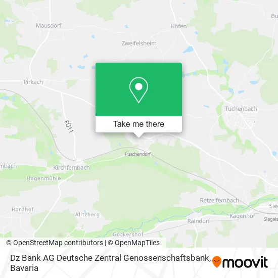 Карта Dz Bank AG Deutsche Zentral Genossenschaftsbank