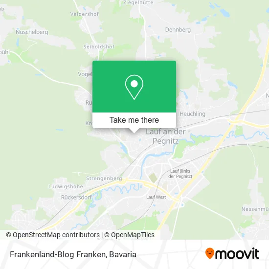 Карта Frankenland-Blog Franken
