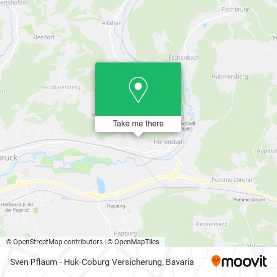 Sven Pflaum - Huk-Coburg Versicherung map