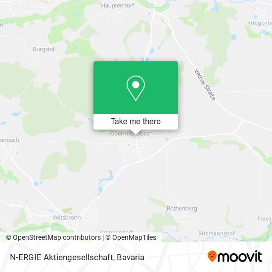 Карта N-ERGIE Aktiengesellschaft