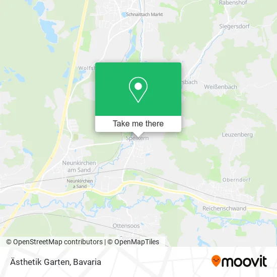 Карта Ästhetik Garten