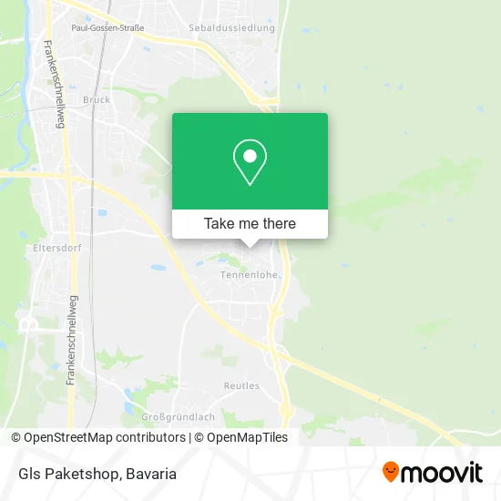Карта Gls Paketshop