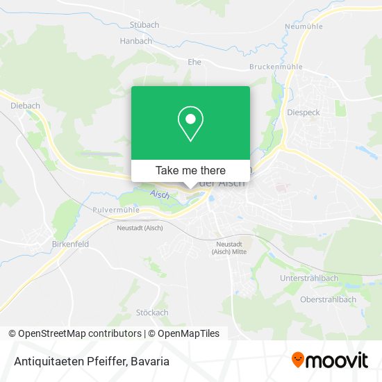 Antiquitaeten Pfeiffer map