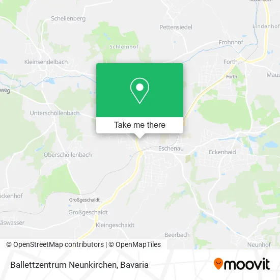 Карта Ballettzentrum Neunkirchen