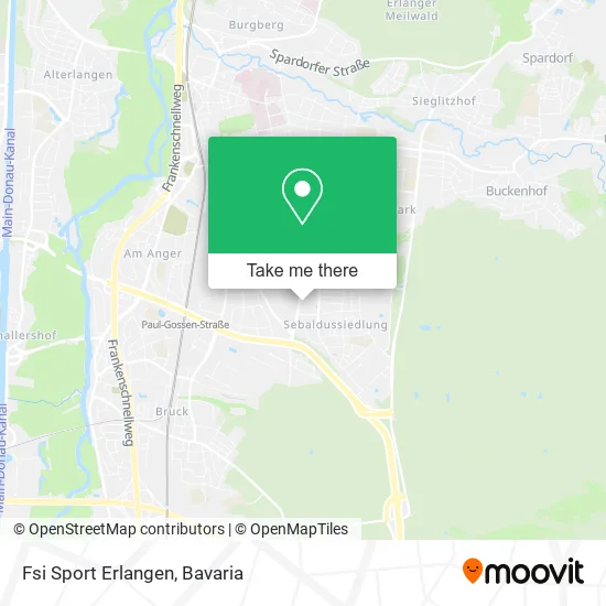 Карта Fsi Sport Erlangen