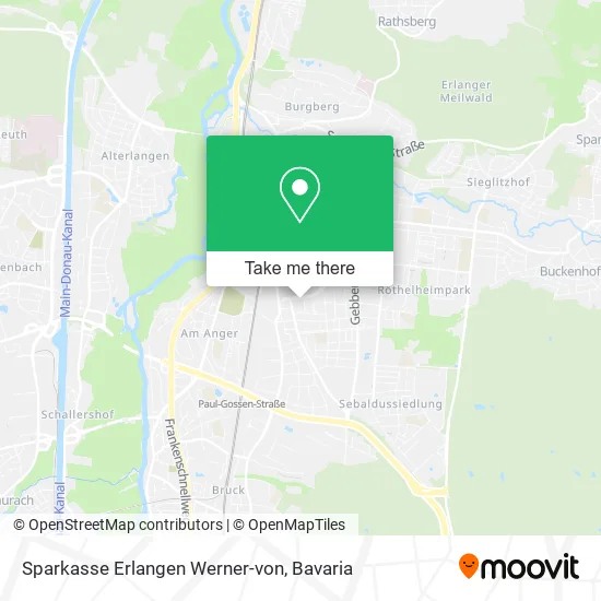 Карта Sparkasse Erlangen Werner-von