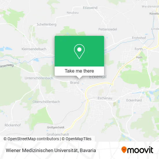 Карта Wiener Medizinischen Universität