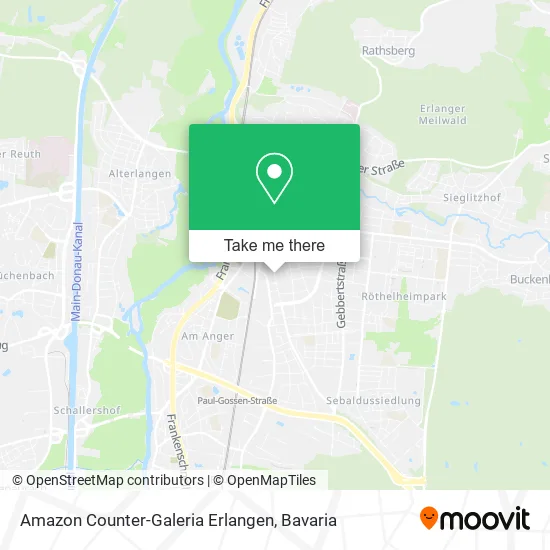 Карта Amazon Counter-Galeria Erlangen