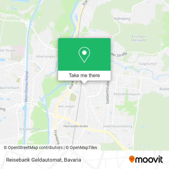 Карта Reisebank Geldautomat