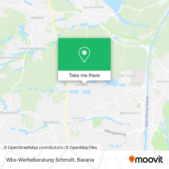 Карта Wbs-Werbeberatung Schmidt