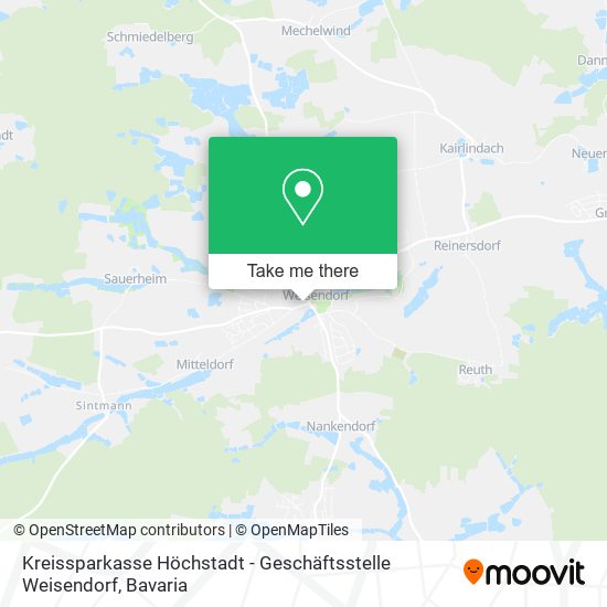 Kreissparkasse Höchstadt - Geschäftsstelle Weisendorf map