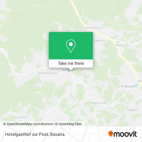 Карта Hotelgasthof zur Post