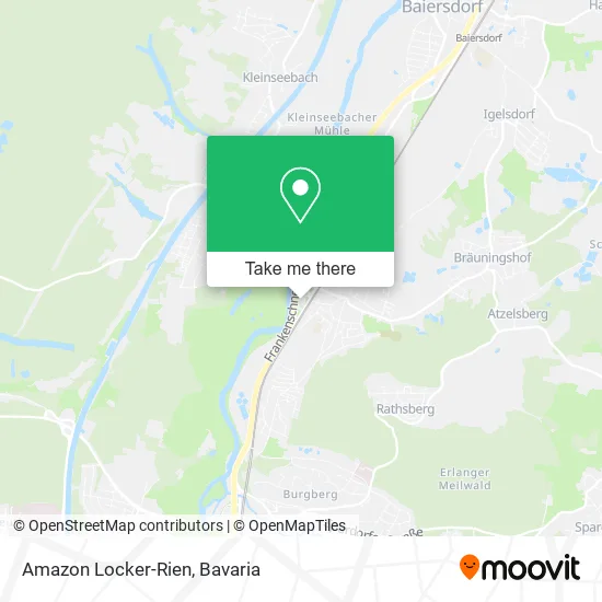 Карта Amazon Locker-Rien