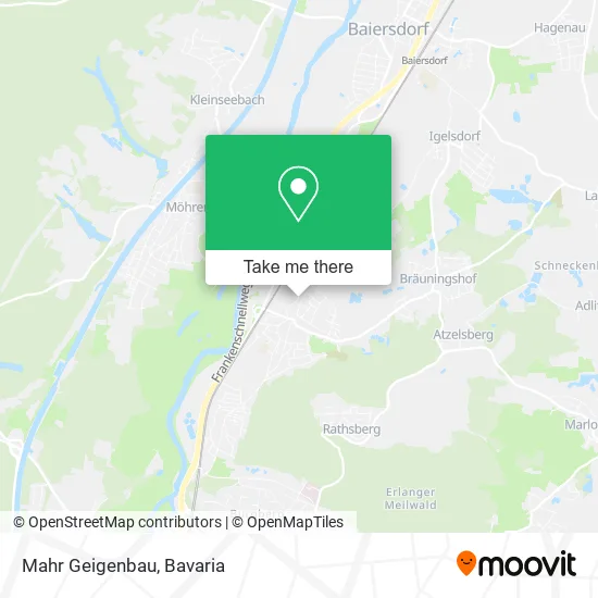 Карта Mahr Geigenbau