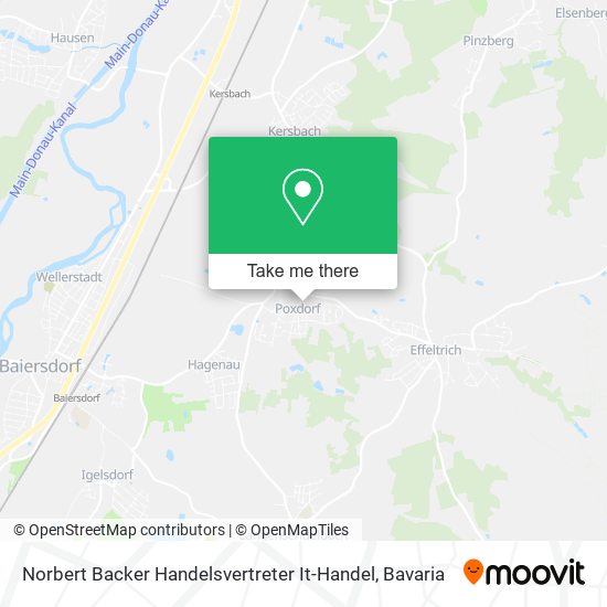 Norbert Backer Handelsvertreter It-Handel map