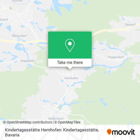 Карта Kindertagesstätte Hemhofen: Kindertagesstätte