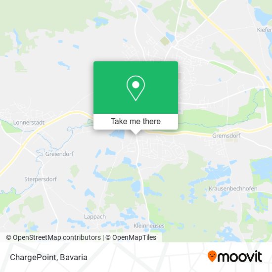 ChargePoint map