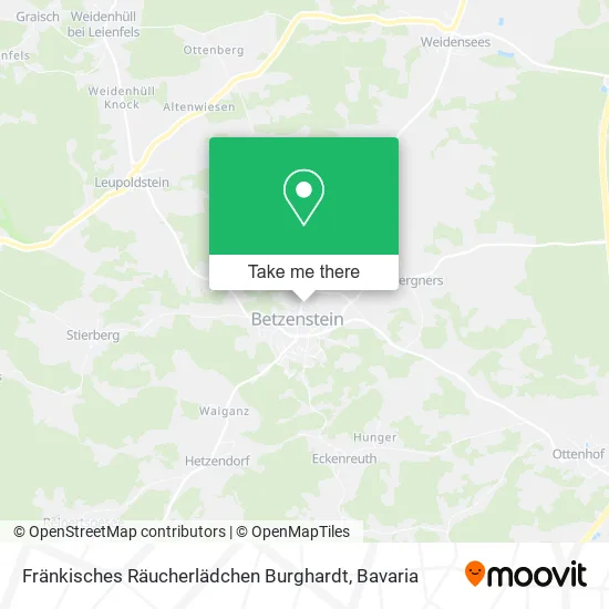 Карта Fränkisches Räucherlädchen Burghardt