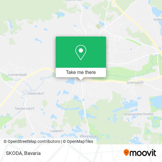 SKODA map