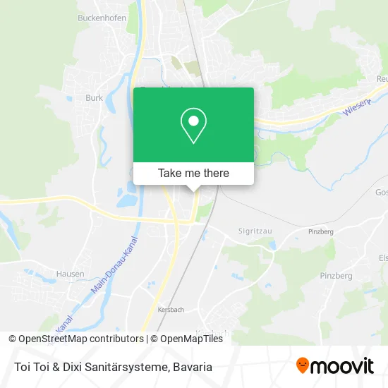 Карта Toi Toi & Dixi Sanitärsysteme