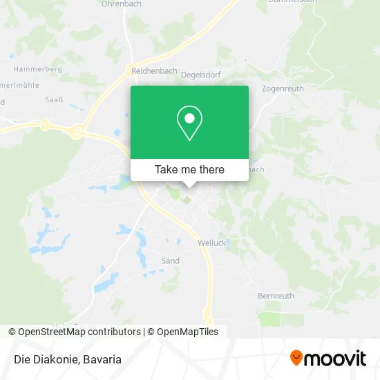 Карта Die Diakonie