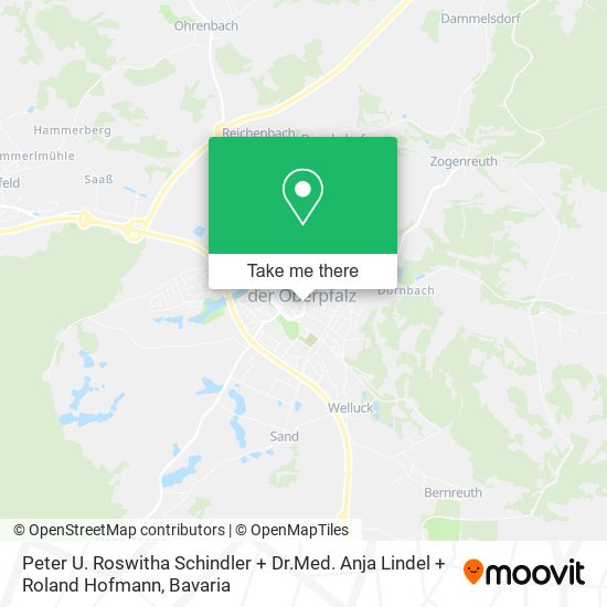 Peter U. Roswitha Schindler + Dr.Med. Anja Lindel + Roland Hofmann map
