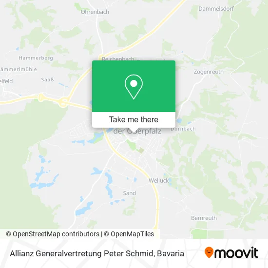 Карта Allianz Generalvertretung Peter Schmid