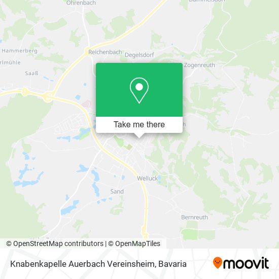 Карта Knabenkapelle Auerbach Vereinsheim