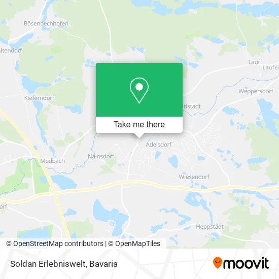 Карта Soldan Erlebniswelt