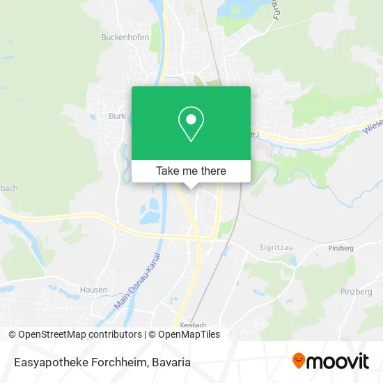 Карта Easyapotheke Forchheim