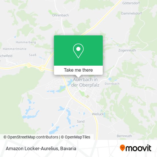 Amazon Locker-Aurelius map