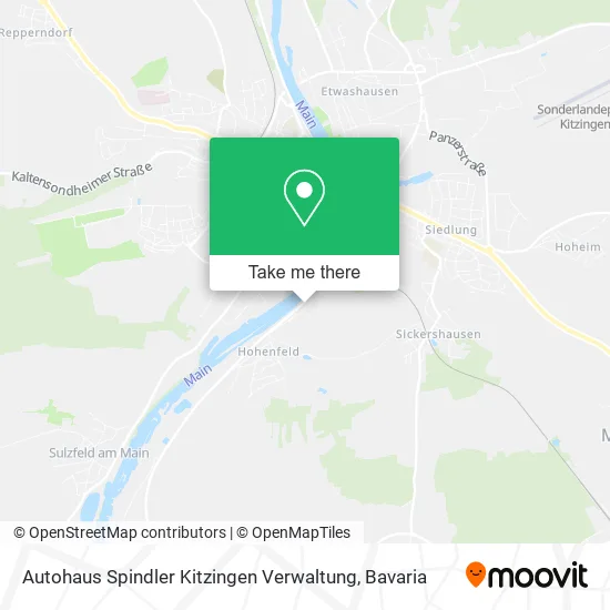 Карта Autohaus Spindler Kitzingen Verwaltung