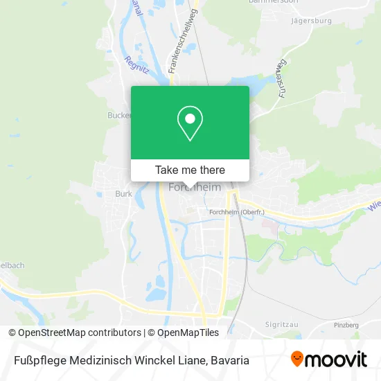 Карта Fußpflege Medizinisch Winckel Liane