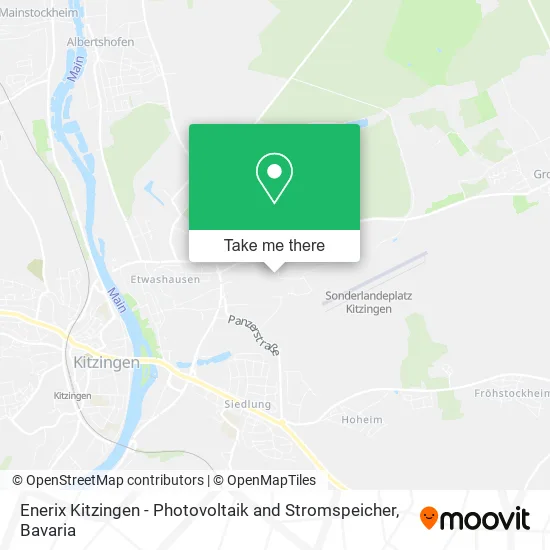 Карта Enerix Kitzingen - Photovoltaik and Stromspeicher
