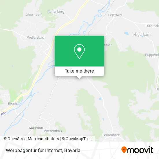 Карта Werbeagentur für Internet