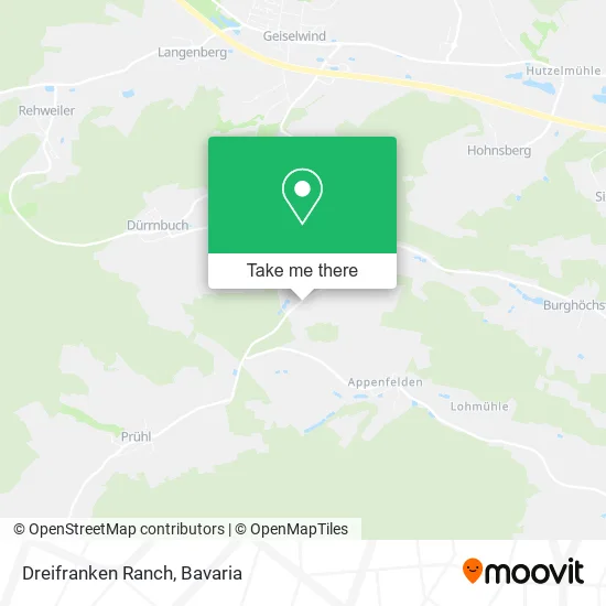 Карта Dreifranken Ranch