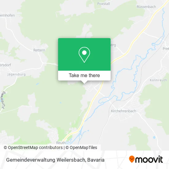Карта Gemeindeverwaltung Weilersbach