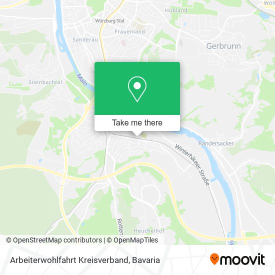 Arbeiterwohlfahrt Kreisverband map