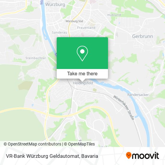 VR-Bank Würzburg Geldautomat map