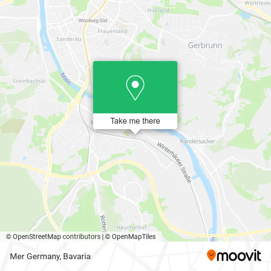 Карта Mer Germany
