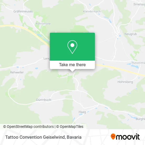 Карта Tattoo Convention Geiselwind