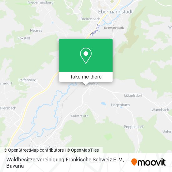 Карта Waldbesitzervereinigung Fränkische Schweiz E. V.