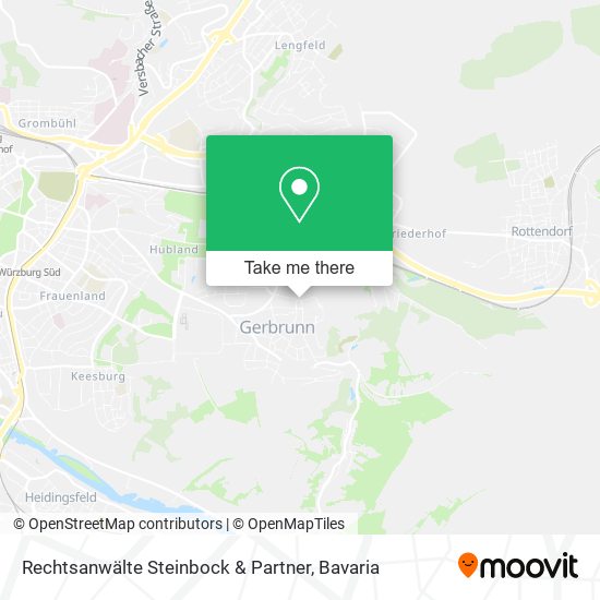 Rechtsanwälte Steinbock & Partner map