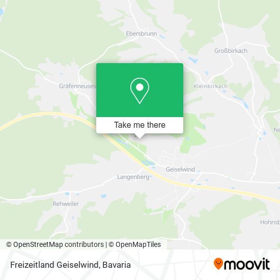Карта Freizeitland Geiselwind