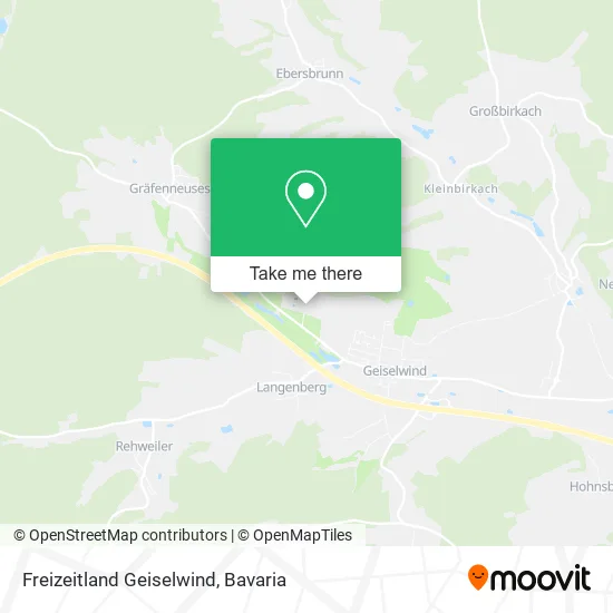 Карта Freizeitland Geiselwind
