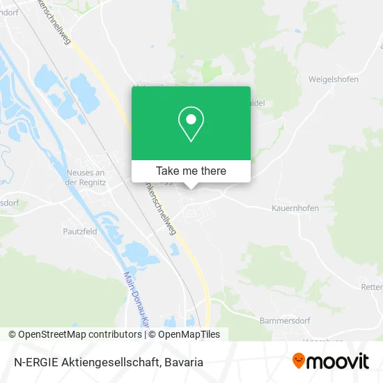 Карта N-ERGIE Aktiengesellschaft