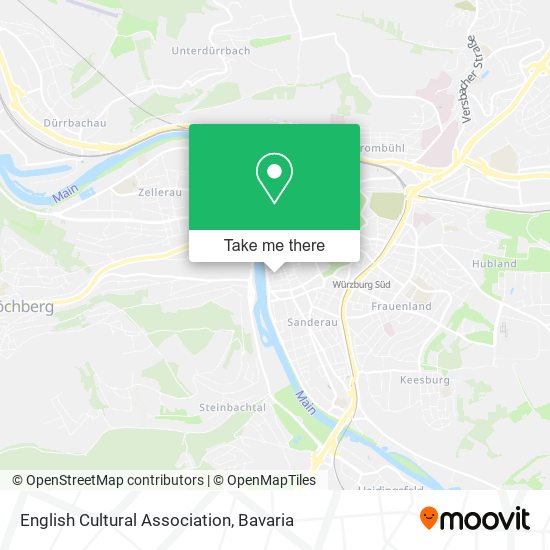 English Cultural Association map
