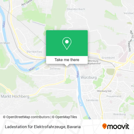 Карта Ladestation für Elektrofahrzeuge