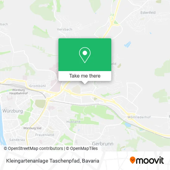 Карта Kleingartenanlage Taschenpfad