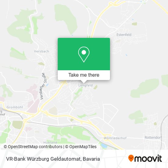 VR-Bank Würzburg Geldautomat map
